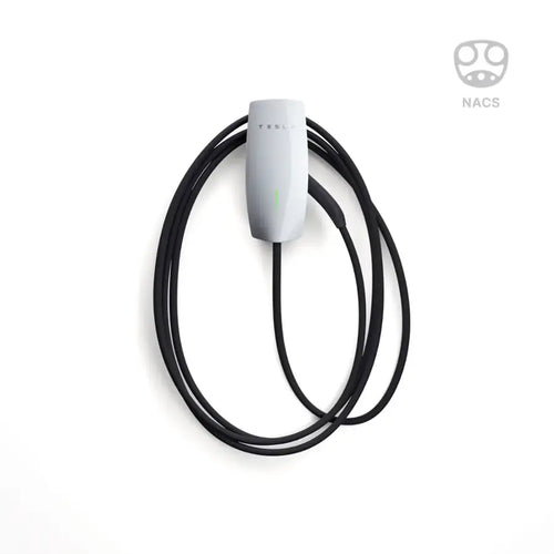 Tesla - Wall Connector Level 2 Hardwired Electric Vehicle (EV Charger) - up to 48A - 24' - White