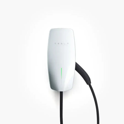 Tesla - Universal Wall Connector Level 2 Hardwired Electric Vehicle (EV) Charger – up to 48A– 24’ - White